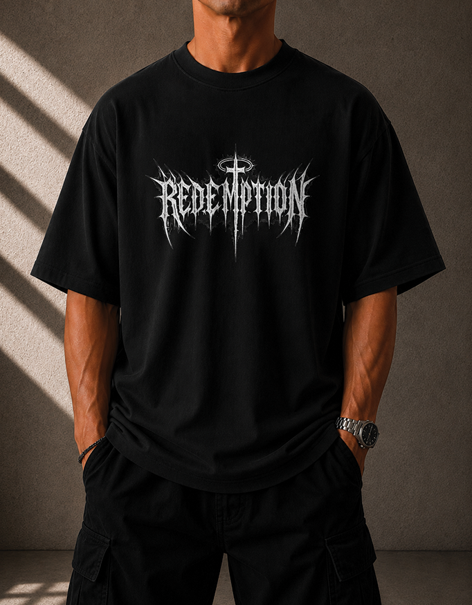 Redemption Oversized Graphic T-Shirt
