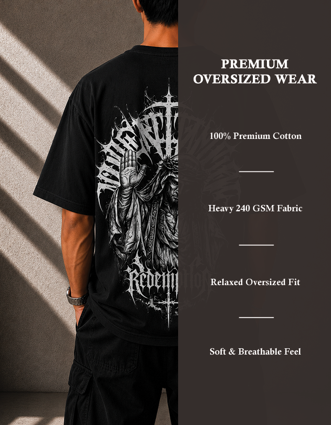 Redemption Oversized Graphic T-Shirt