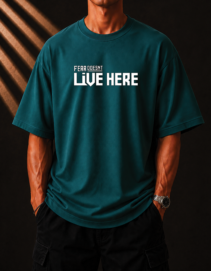 Midnight Drift Oversized Graphic T-Shirt